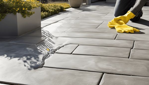 Optimiser le temps d’action de l’eau de javel sur votre terrasse